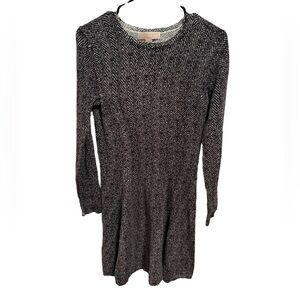 Michael Michael Kors Long Sleeve Print Dress‎